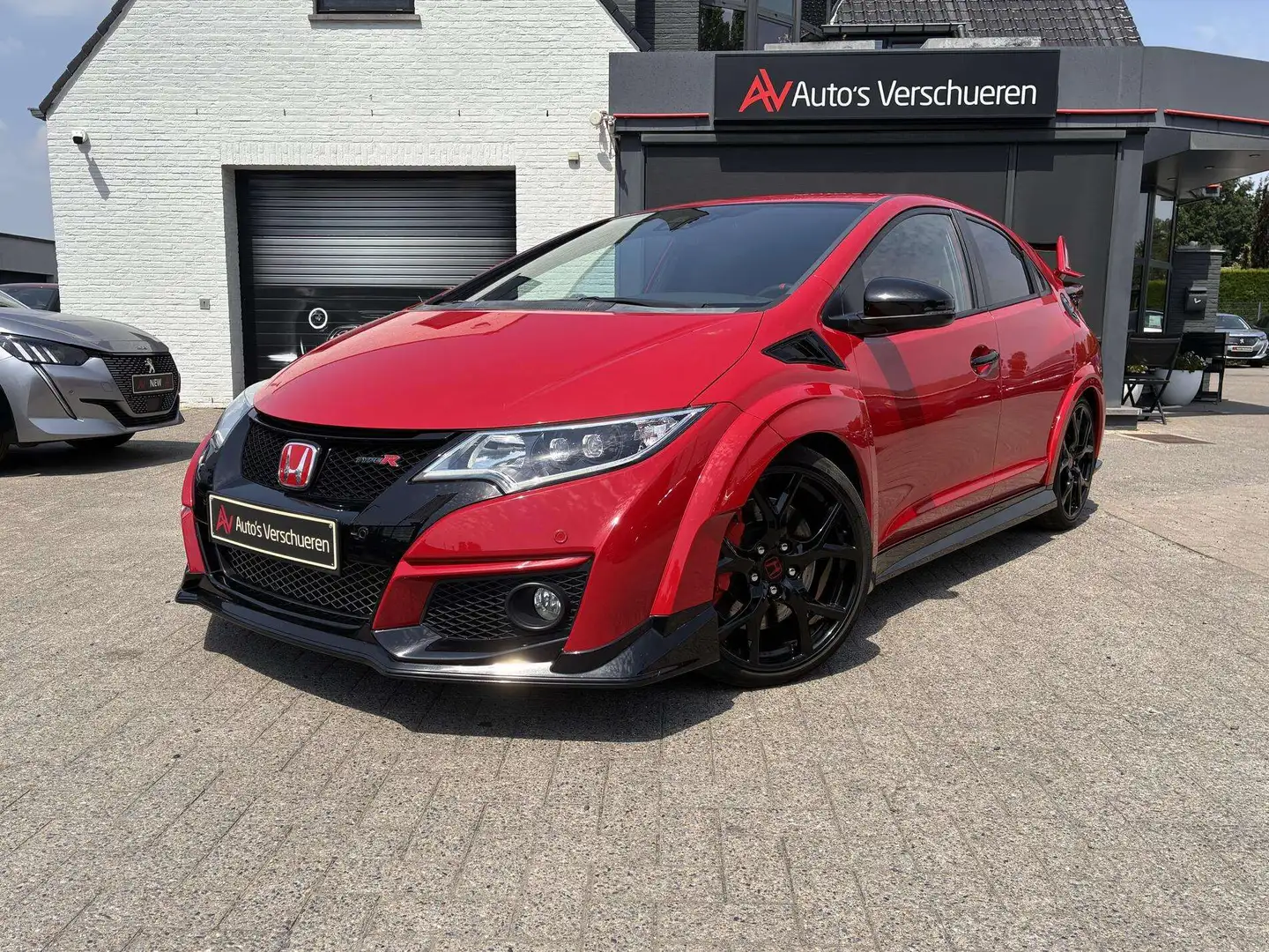 Honda Civic Type R ** Brembo Camera Dode Hoek Rood - 2