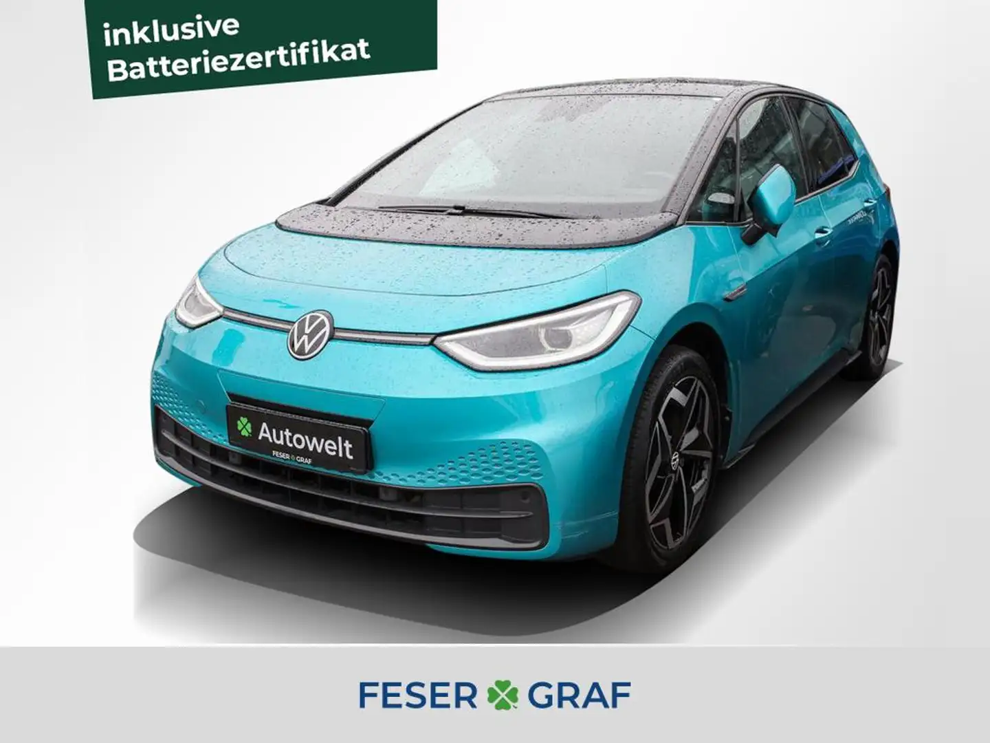 Volkswagen ID.3 Pro Family ACC Matrix Navi Pano RüKa Sitzh. Blau - 1