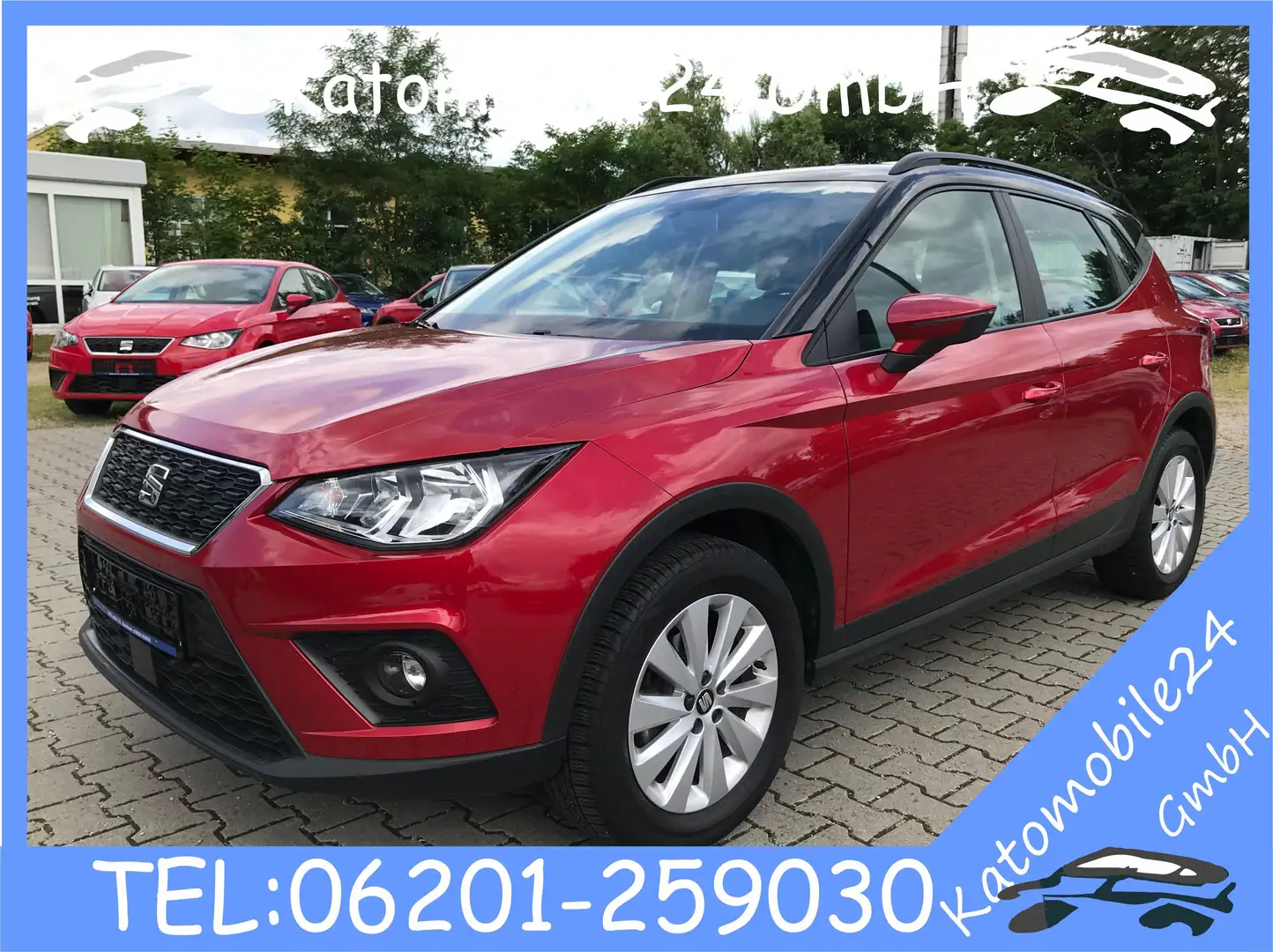 SEAT Arona Style 1.0 TGI CNG Erdgas Sitzheizung PDC 1. Hand Rot - 1