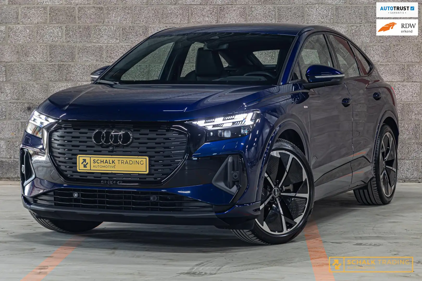 Audi Q4 e-tron Sportback 45 quattro 77 kWh|2xS-Line|NAP|HUD Blau - 1