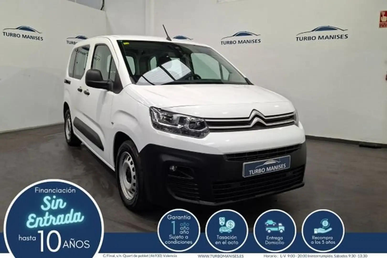 Citroen Berlingo Talla M BlueHDi 100 S&S LIVE Blanco - 1