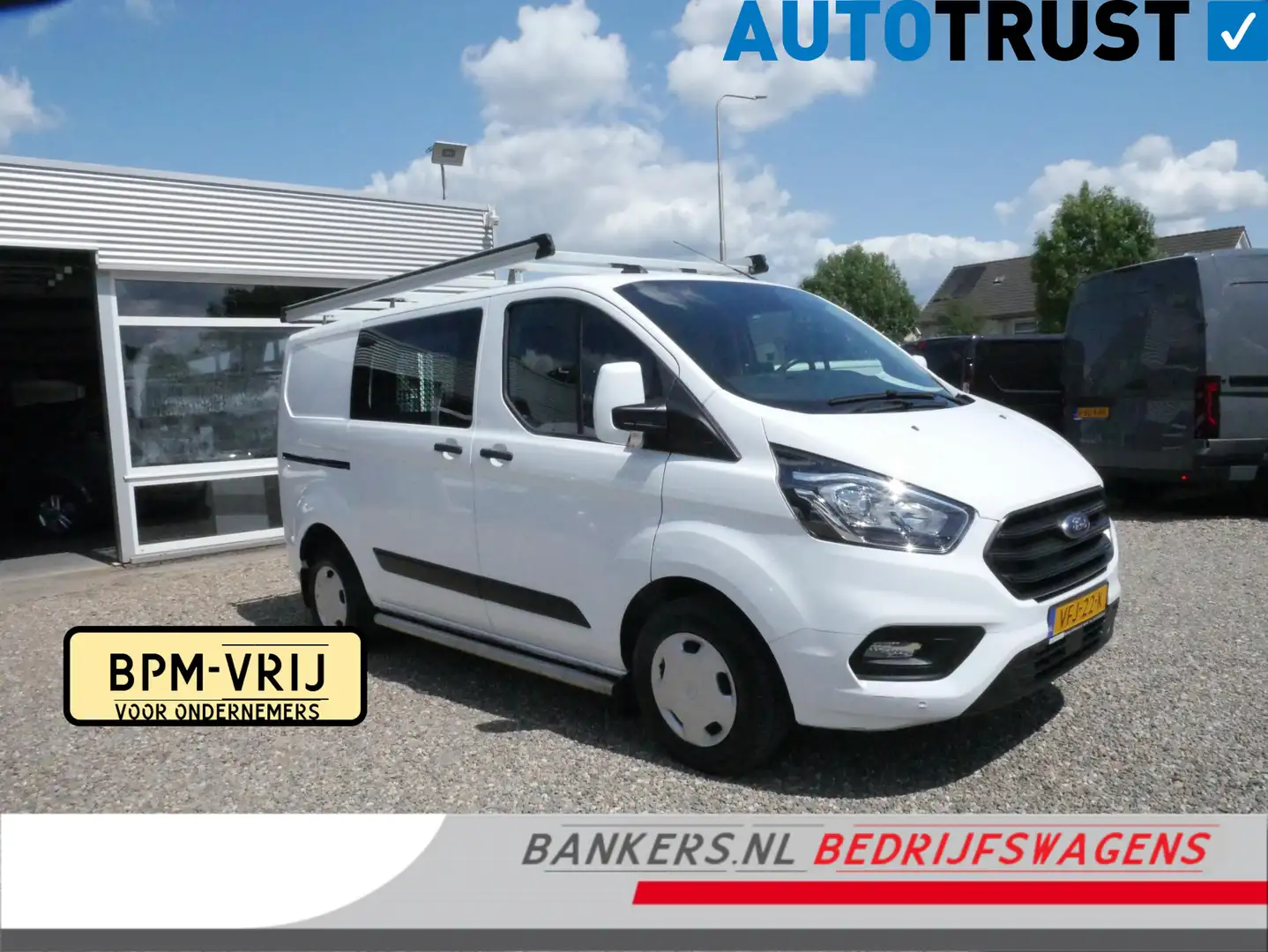 Ford Transit Custom 2.0 TDCI 170PK, L1H1, Trend, Airco Bianco - 1