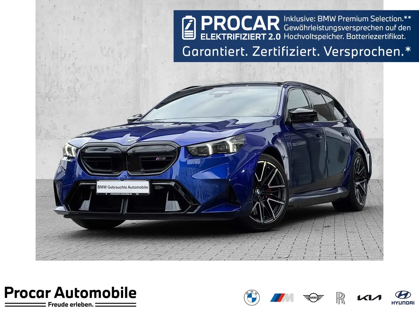 BMW M5 Touring M Drivers DA Prof PA+ B&W AHK Sitzbl. Blau - 1