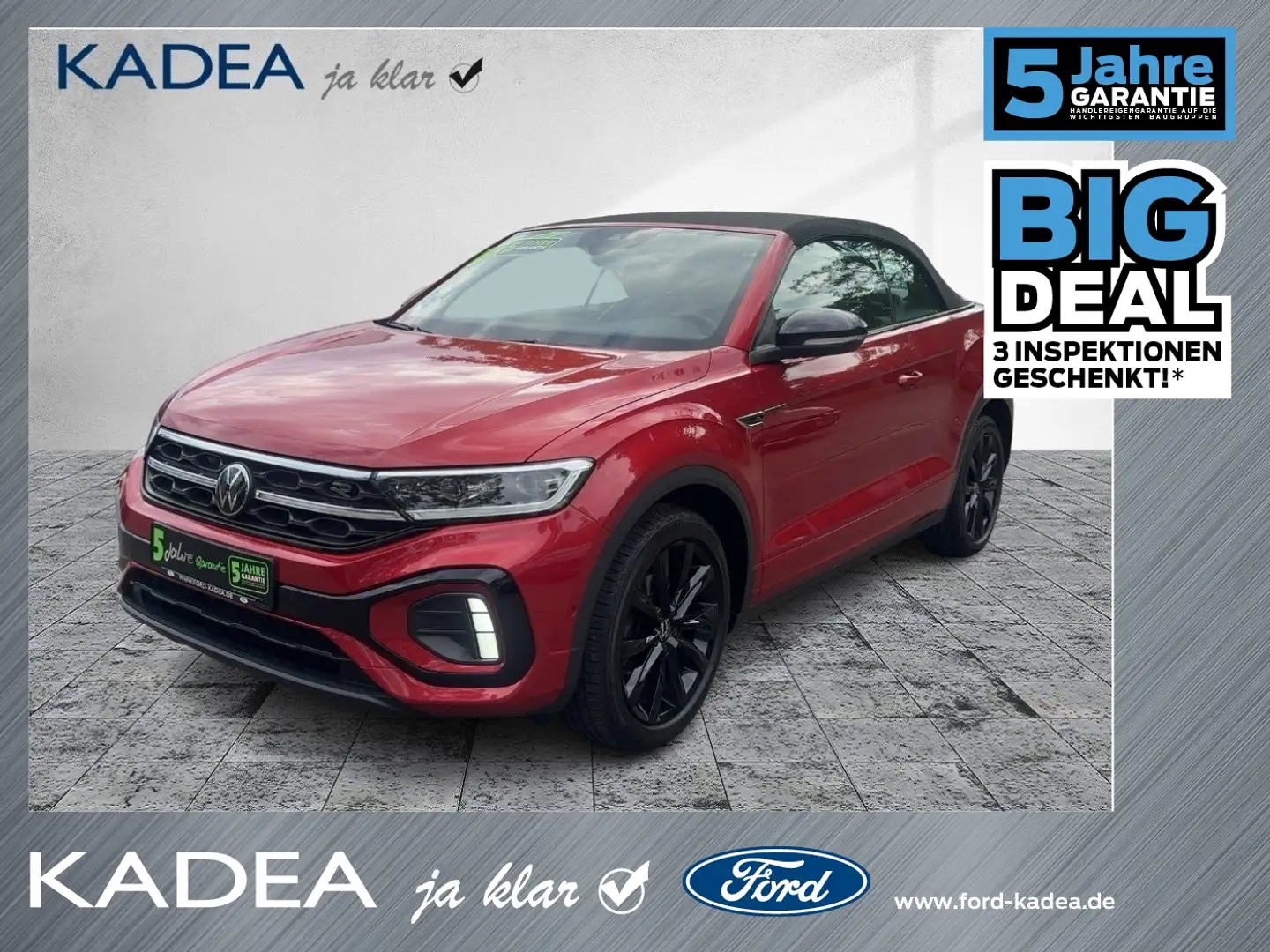 Volkswagen T-Roc 1.5 R-Line ACC|LED|Navi|Kamera|Parkassist Rouge - 1