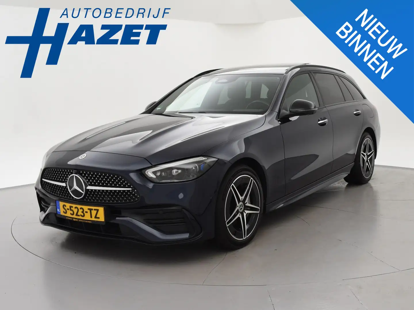 Mercedes-Benz C 300 Estate 300e 313 PK HYBRID AMG LINE NIGHT + HEAD-UP Blauw - 1