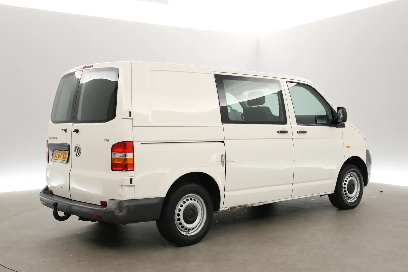 Volkswagen T5 Transporter 1.9 TDI L1H1 | MARGE | DC | 5-Zits | Schuifdeur | Wit - 2