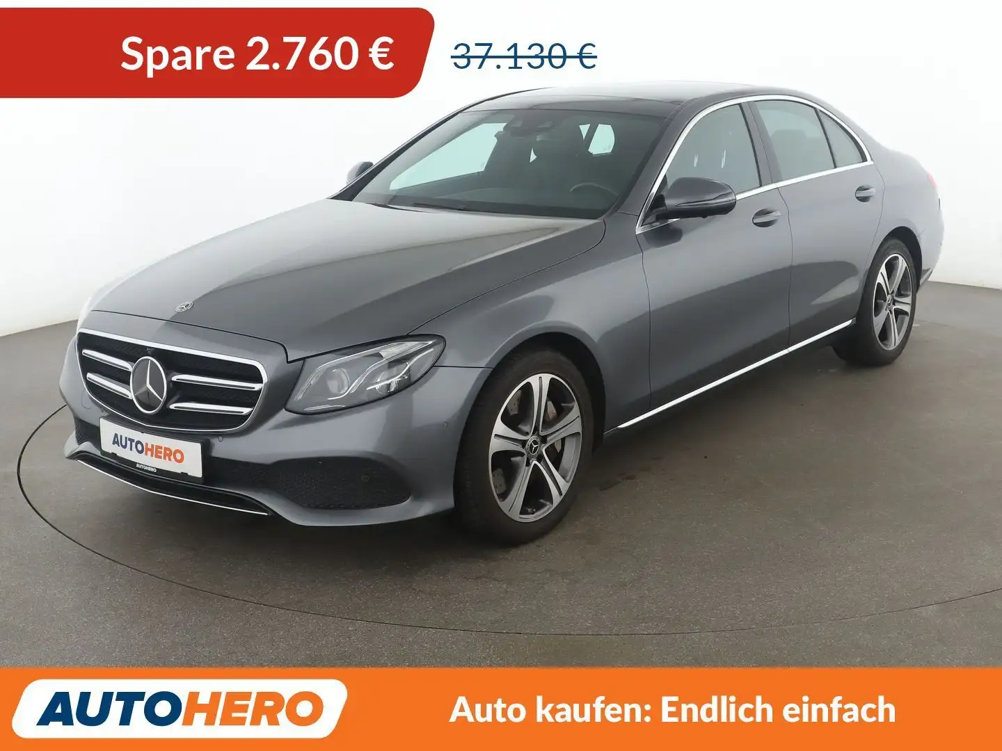 Mercedes-Benz E 400 E 400 d 4Matic Avantgarde Aut.*NAVI*LED*ACC*CAM* Grijs - 1