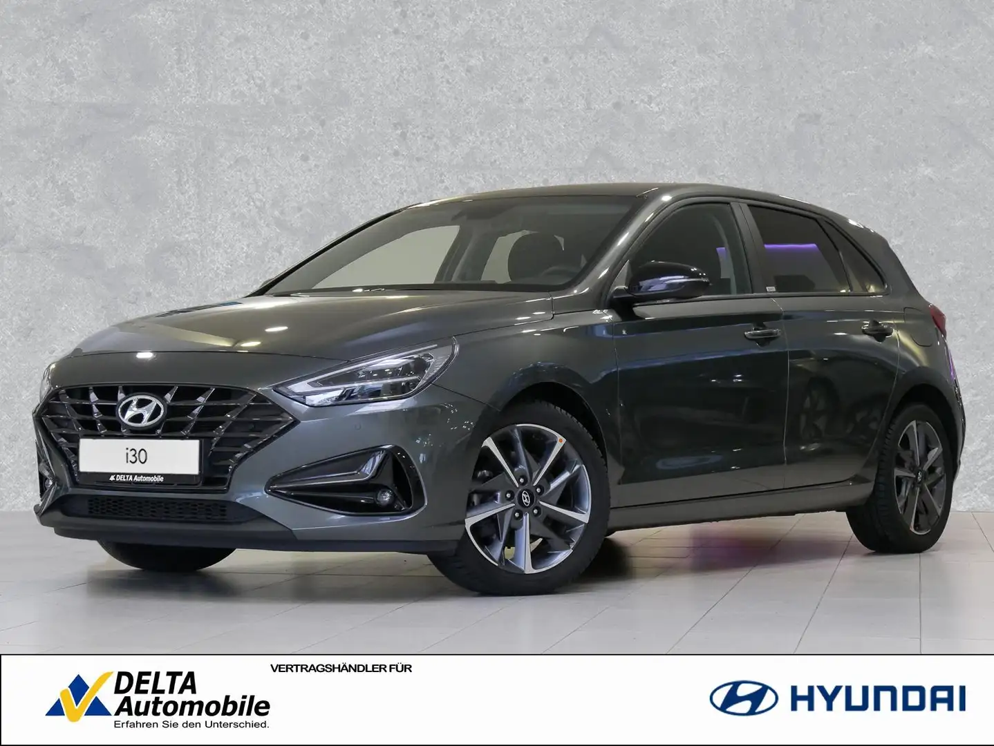 Hyundai i30 1.0 T-GDI Trend Navi Voll-LED CarPlay Gris - 1