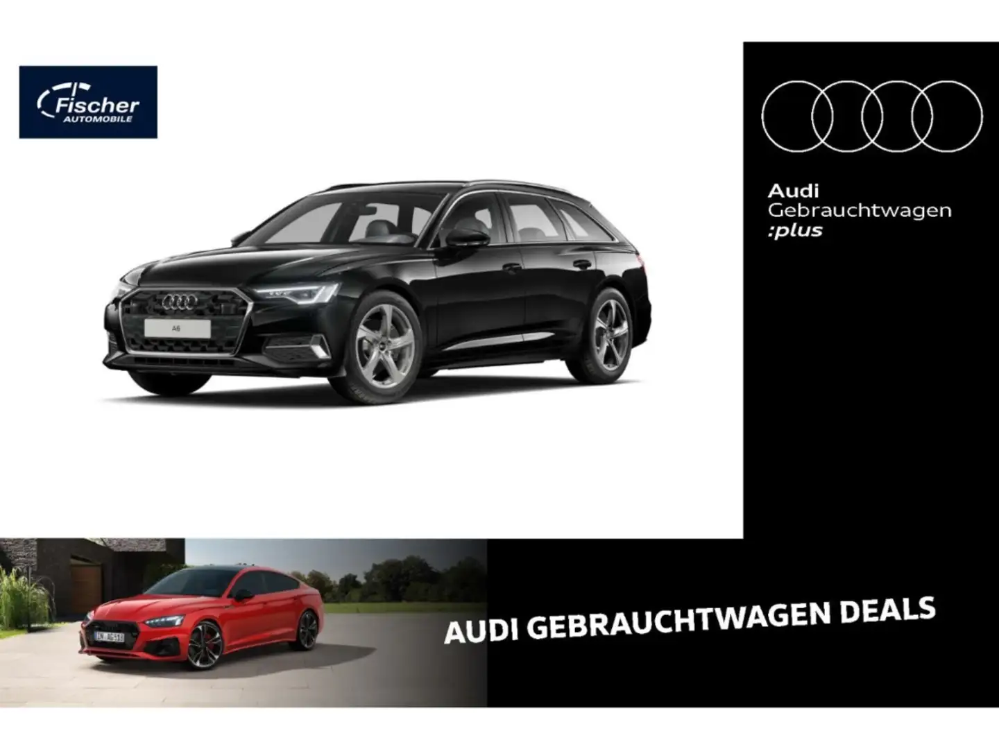 Audi A6 Avant 45 TFSI Advanced Schwarz - 1