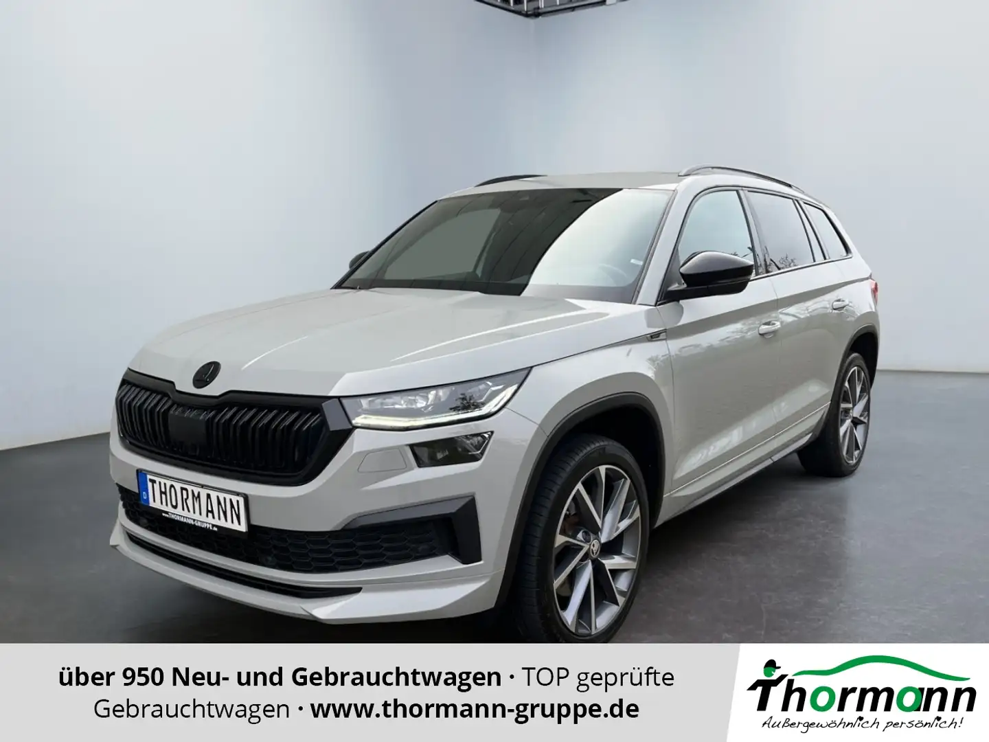 Skoda Kodiaq Sportline 2.0 TDI 2xKlima 4xSHZ AHK AUT Grau - 1