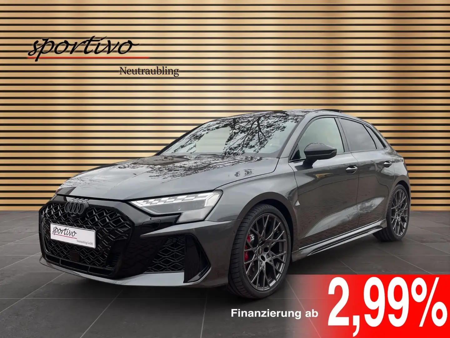 Audi RS3 Sportback/Schalensitze/RS-AGA/Pano/HUD/NP:84 Gris - 1