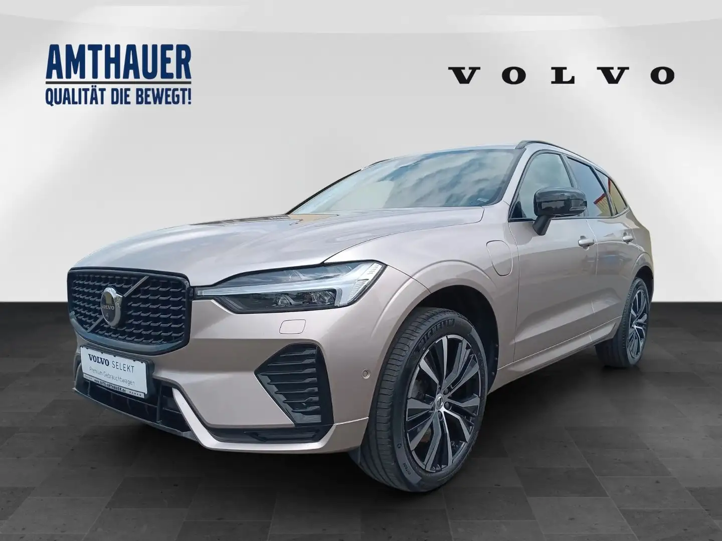 Volvo XC60 T8 AWD Ultimate Dark  360°/AHK/Massagesitze Gris - 1