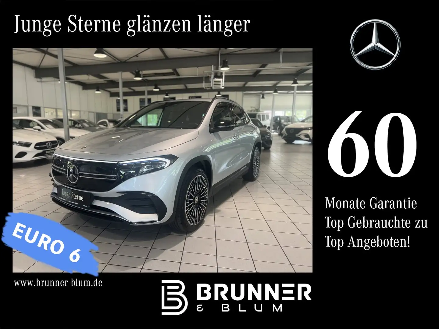 Mercedes-Benz EQA 350 EQA 350 4M AMG,Memory,Distronic,Burmester,Night, Silber - 1