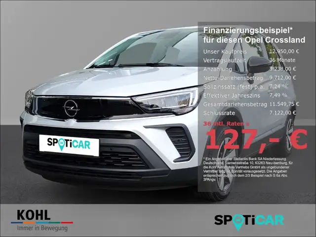 Opel Crossland Enjoy 1.2 Turbo LED PDC DAB SHZ Klima