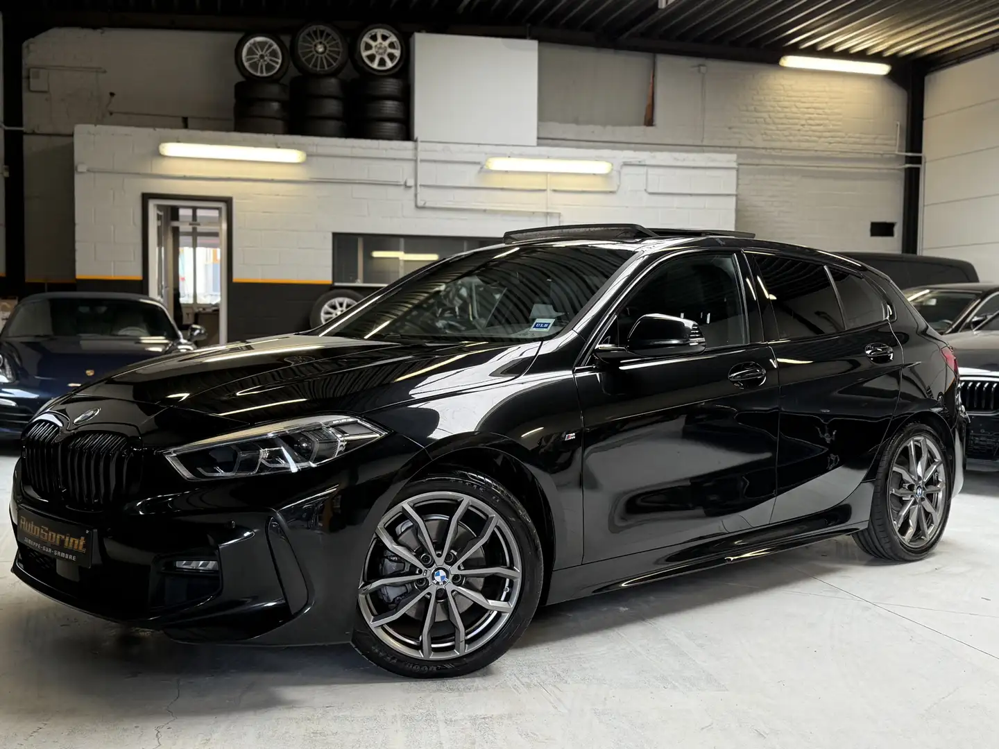 BMW 116 PACK M TOIT PANO BOITE AUTO FULL LED Nero - 1
