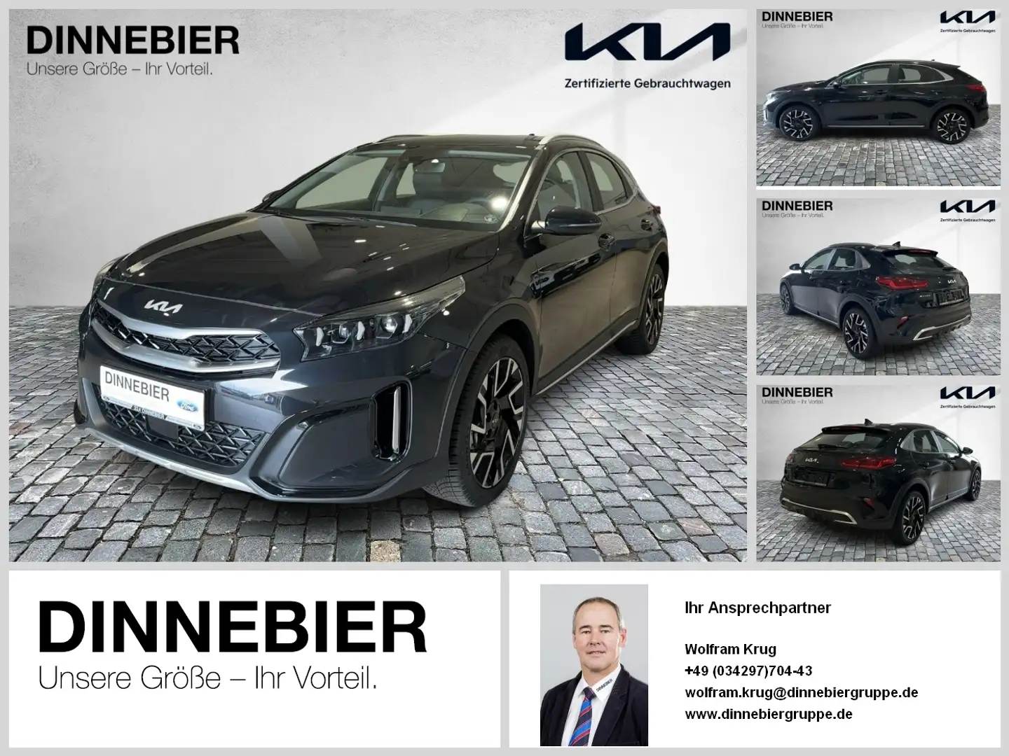 Kia XCeed Spirit 1.5T LED+Kamera+Navigation+SHZ Schwarz - 1