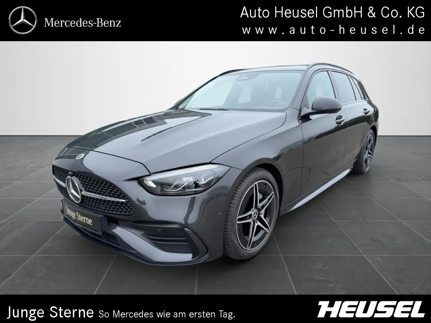 Mercedes-Benz C 180 T AMG  *Night*PanoSHD*EasyPack*Amb.bel.* Gris - 1