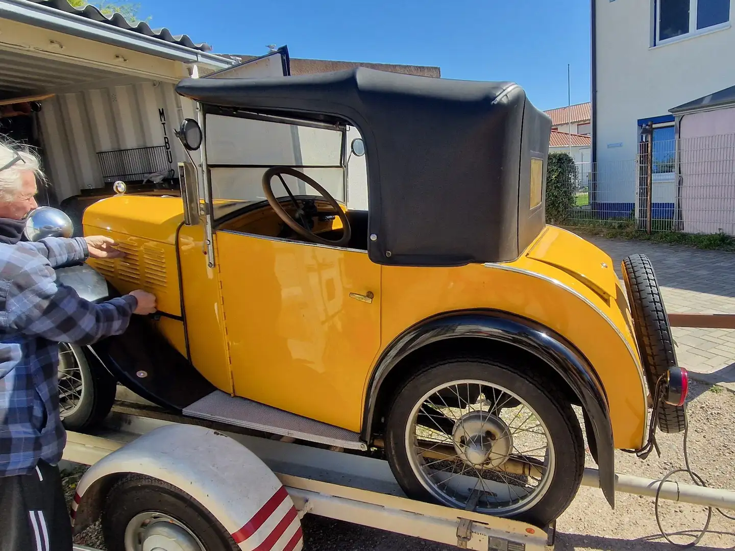 BMW Dixi DA 4 Cabrio Gelb - 1