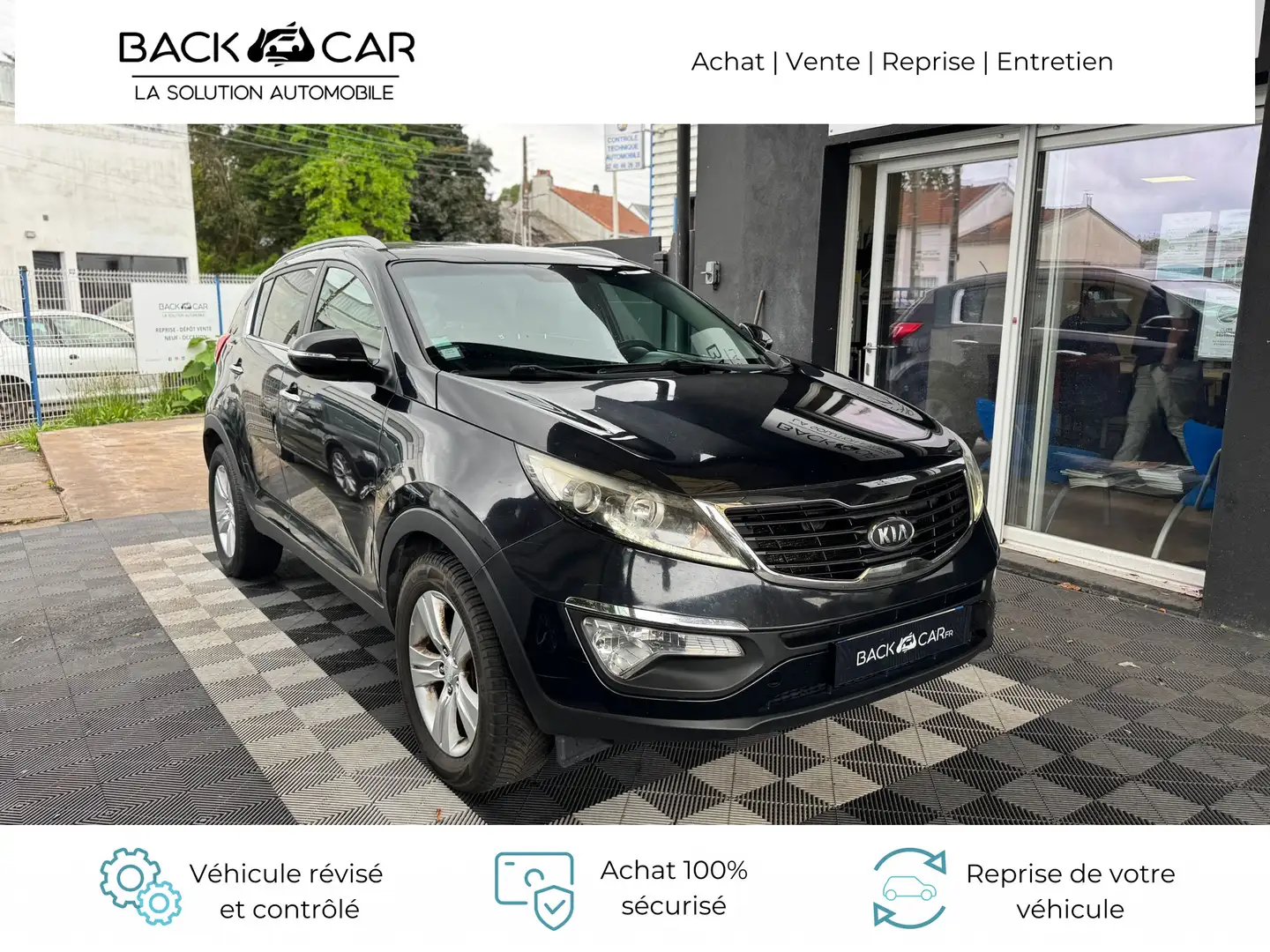Kia Sportage 2.0 CRDi 136 2WD Active - SUIVI D\u0027ENTRETIEN Siyah - 1