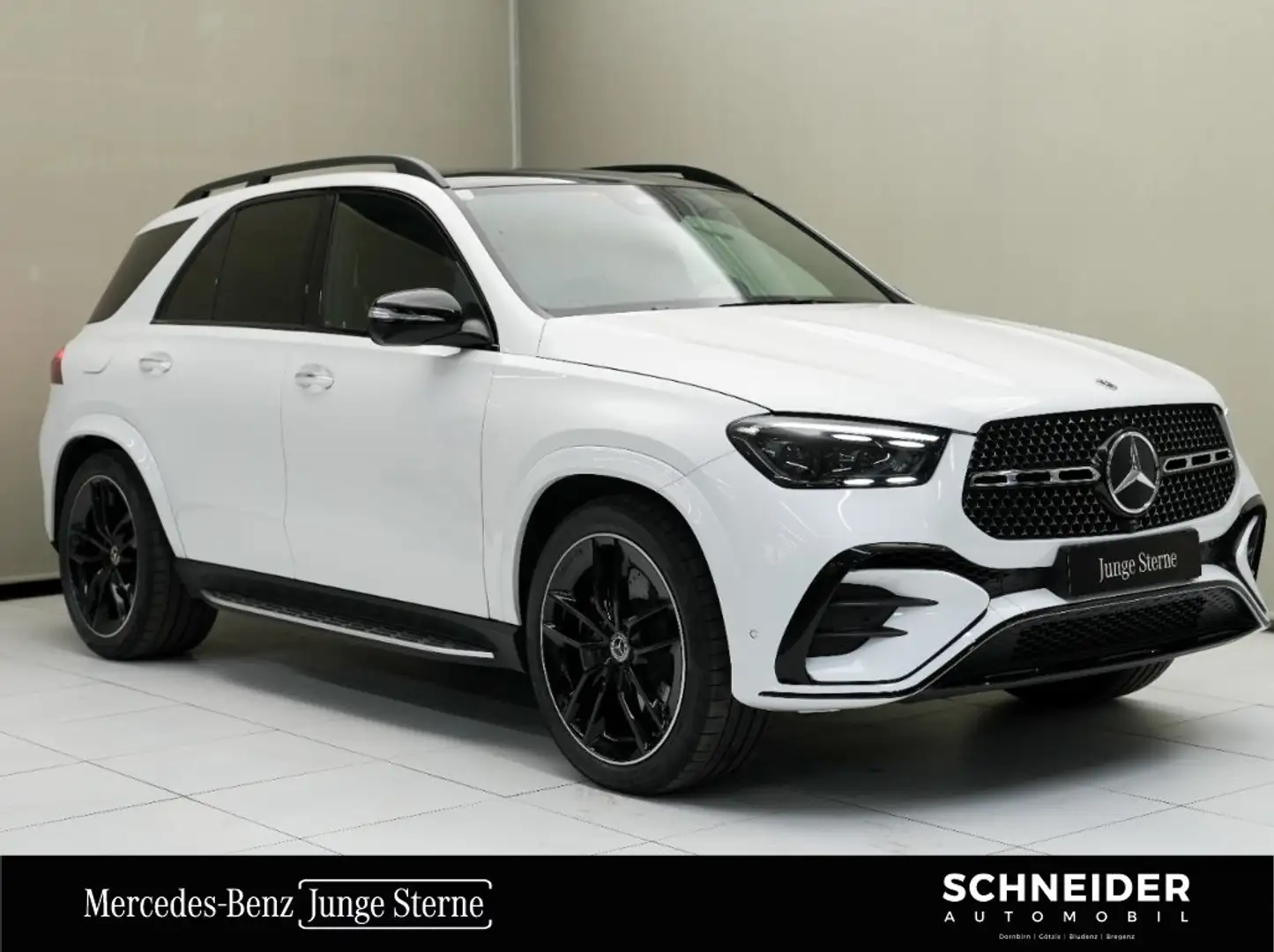 Mercedes-Benz GLE 450 d 4MATIC W-Paket Night STH SpurH Luft Weiß - 1