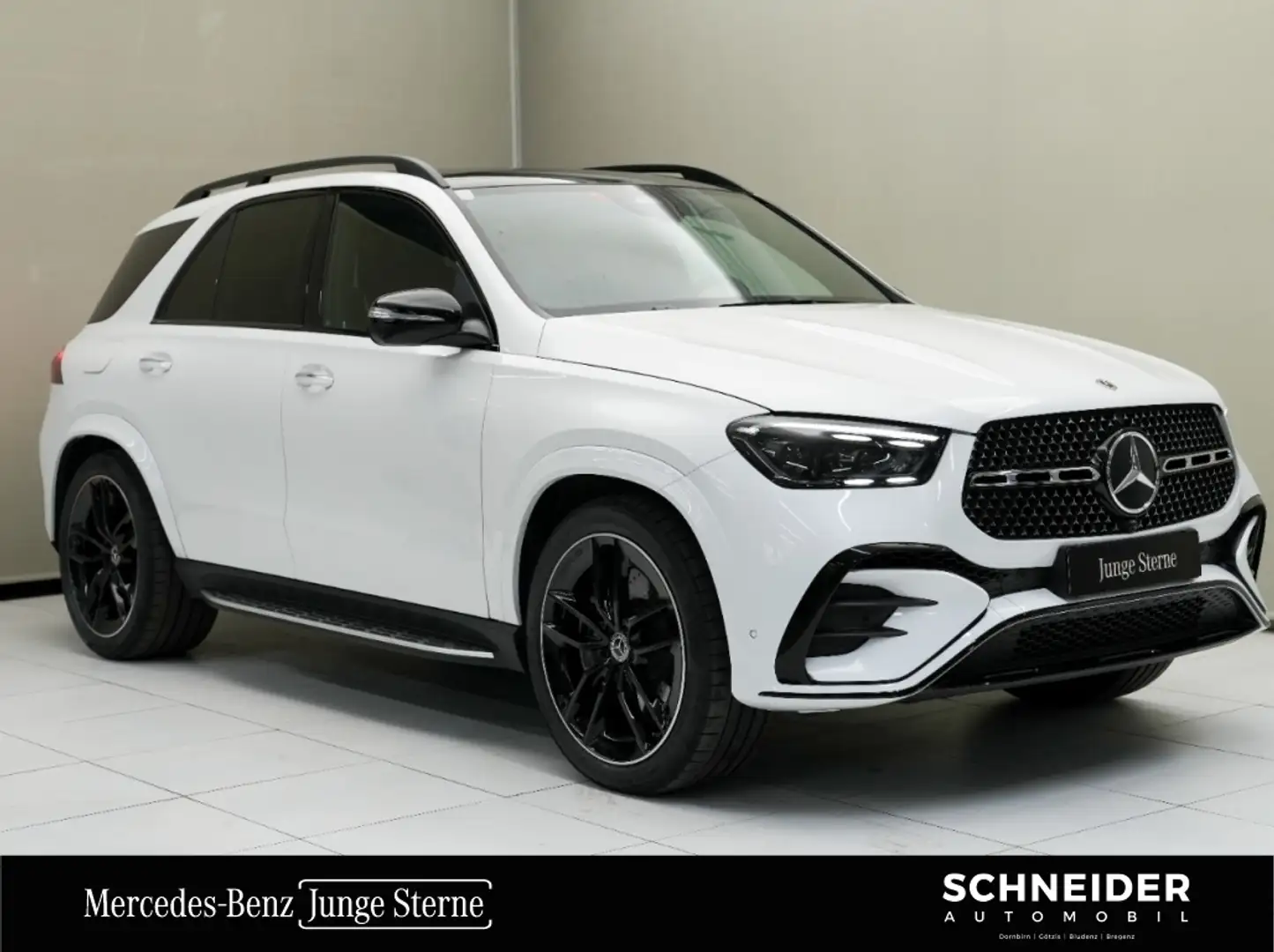 Mercedes-Benz GLE 450 d 4MATIC ACC W-Paket S-Sitz Night STH Weiß - 1