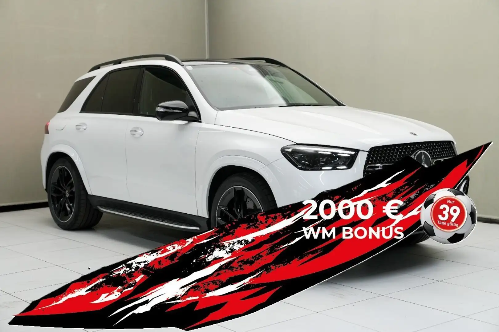 Mercedes-Benz GLE 450 d 4MATIC ACC W-Paket S-Sitz Night STH Weiß - 2