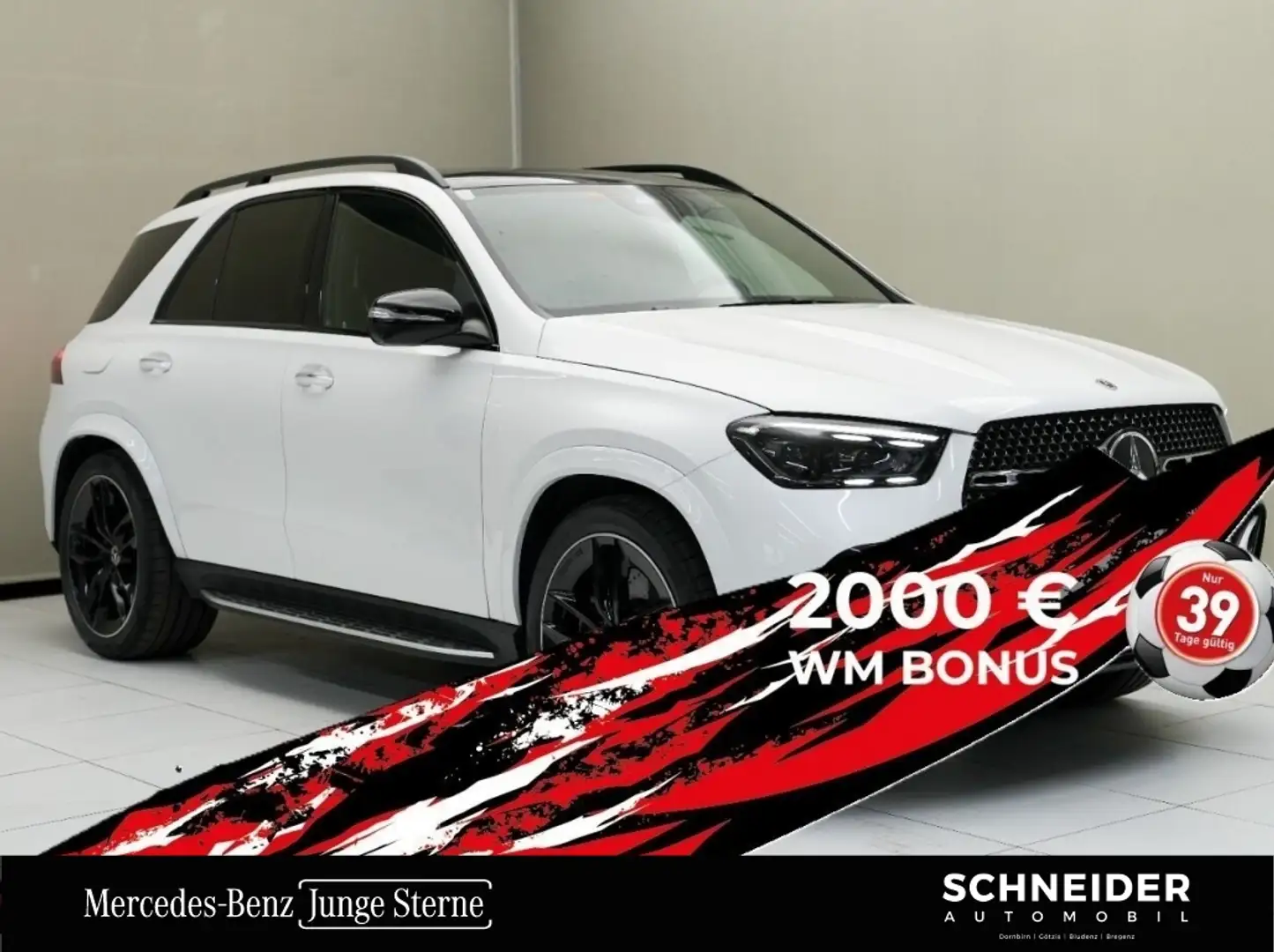 Mercedes-Benz GLE 450 d 4MATIC ACC W-Paket S-Sitz Night STH Weiß - 1