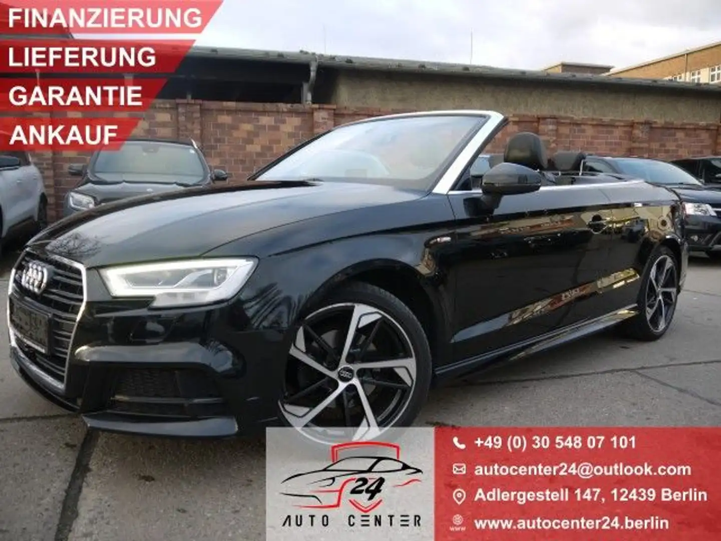 Audi A3 Cabriolet 35 TFSI/S-LINE/LED/Bang & Olufsen Schwarz - 1