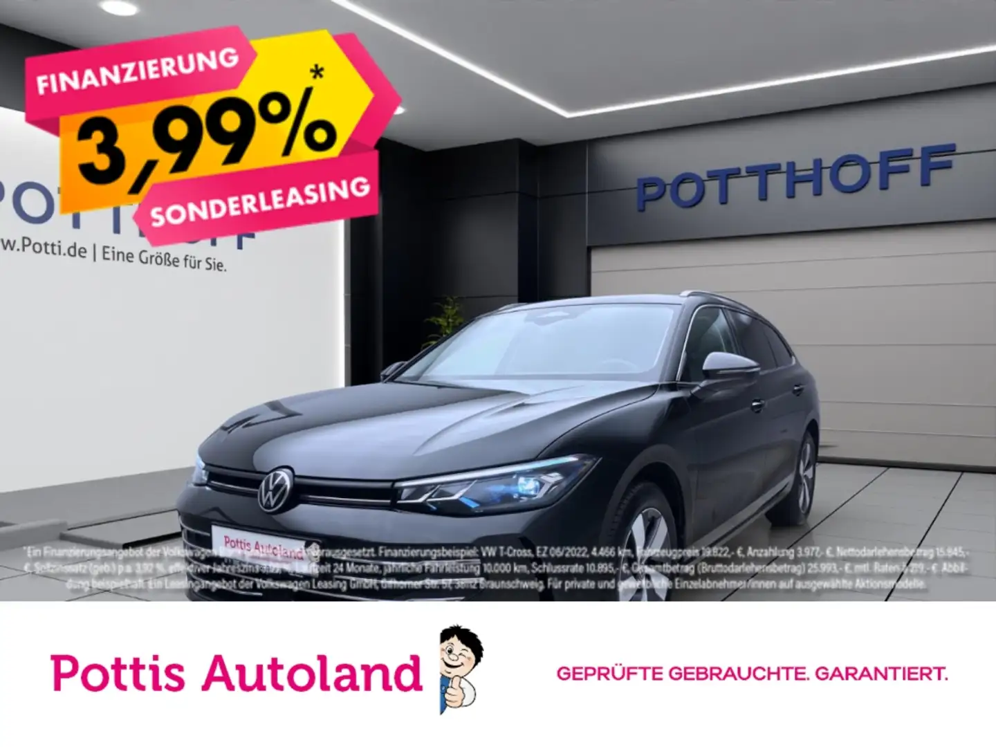 Volkswagen Passat Variant 1.5 eTSI DSG BUSINESS NAVI AHK KAMERA PDC Schwarz - 1