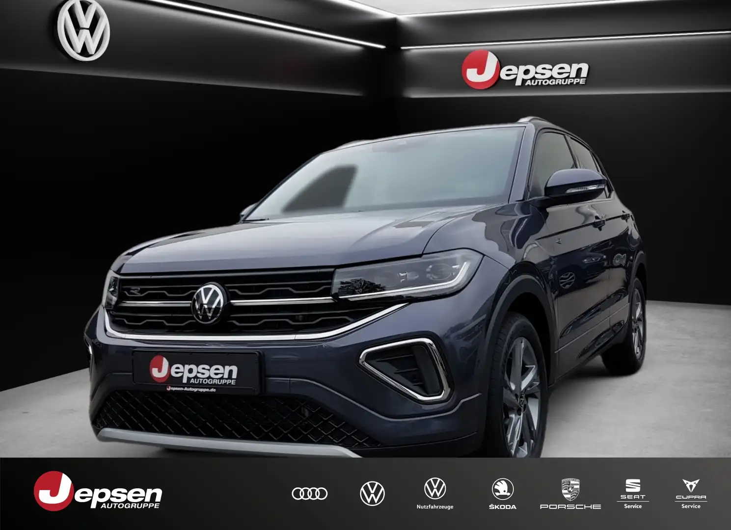 Volkswagen T-Cross R-Line 1.0 TSI *Navi*SOFORT VERFÜGBAR* Grau - 1