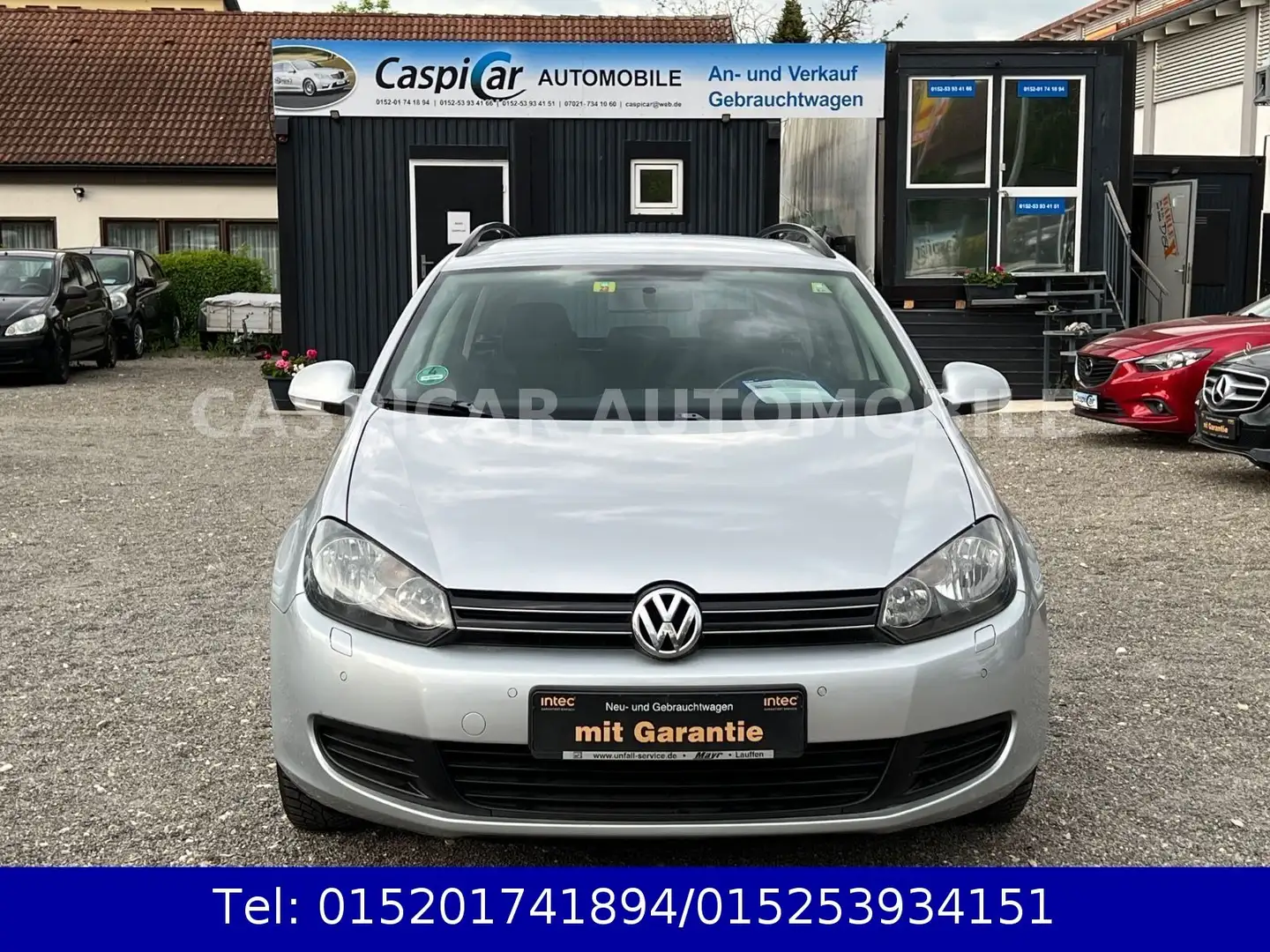 Volkswagen Golf VI Variant 1,6 TDI,SCHECKHETGEPFLEGT,1.HAND Silber - 2