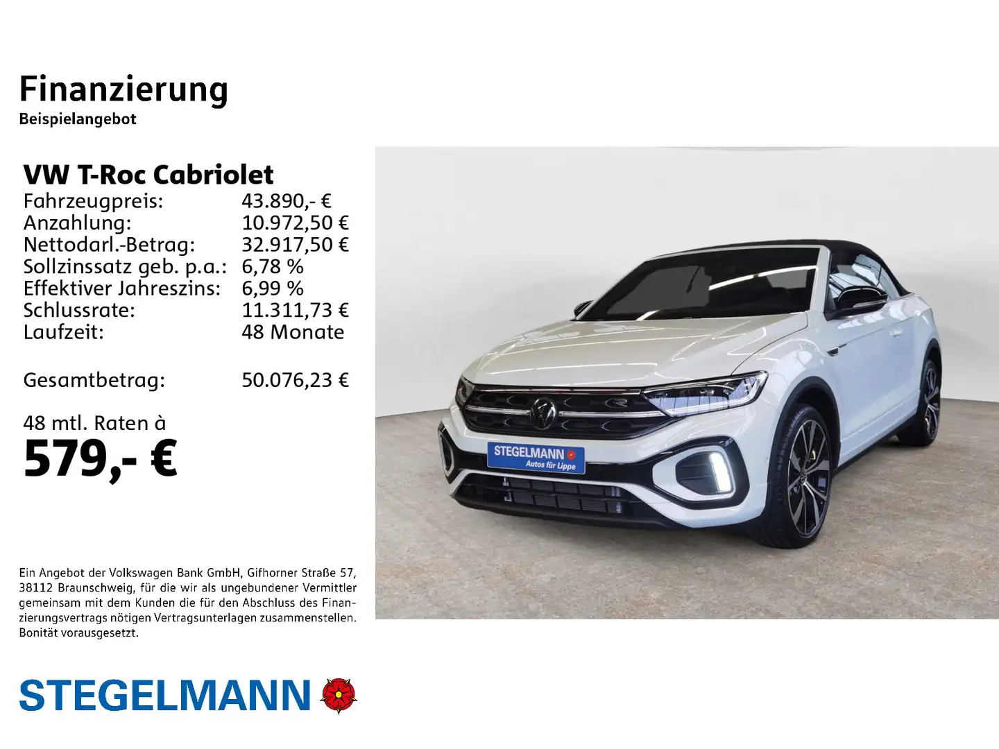 Volkswagen T-Roc 1.5 l TSI OPF 7-Gang-DSG R-Line Wit - 2