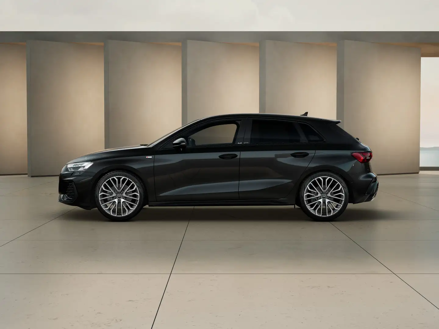 Audi A3 S-line TFSI S-tronic | LED,ACC,Navi Zwart - 2