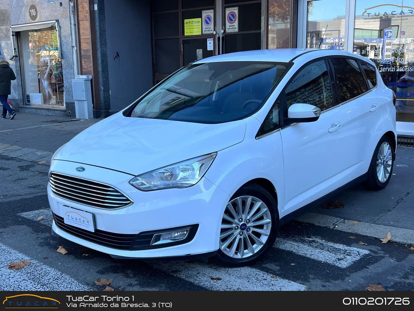 Ford C-Max Titanium 1.5 TDCi Blanc - 1