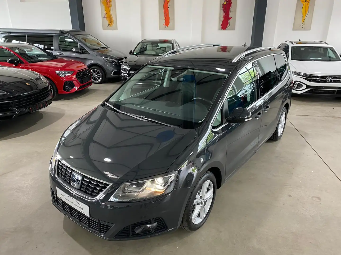 SEAT Alhambra 2.0 TDI XCELLENCE DSG/NAVI/ACC/AHK/ Gris - 2