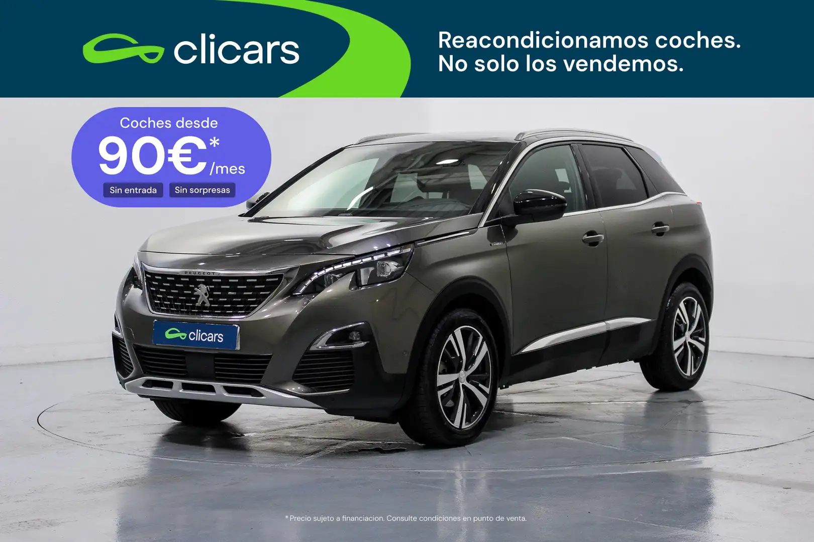 Peugeot 3008 1.2 S&S PureTech GT Line 130 Gris - 1