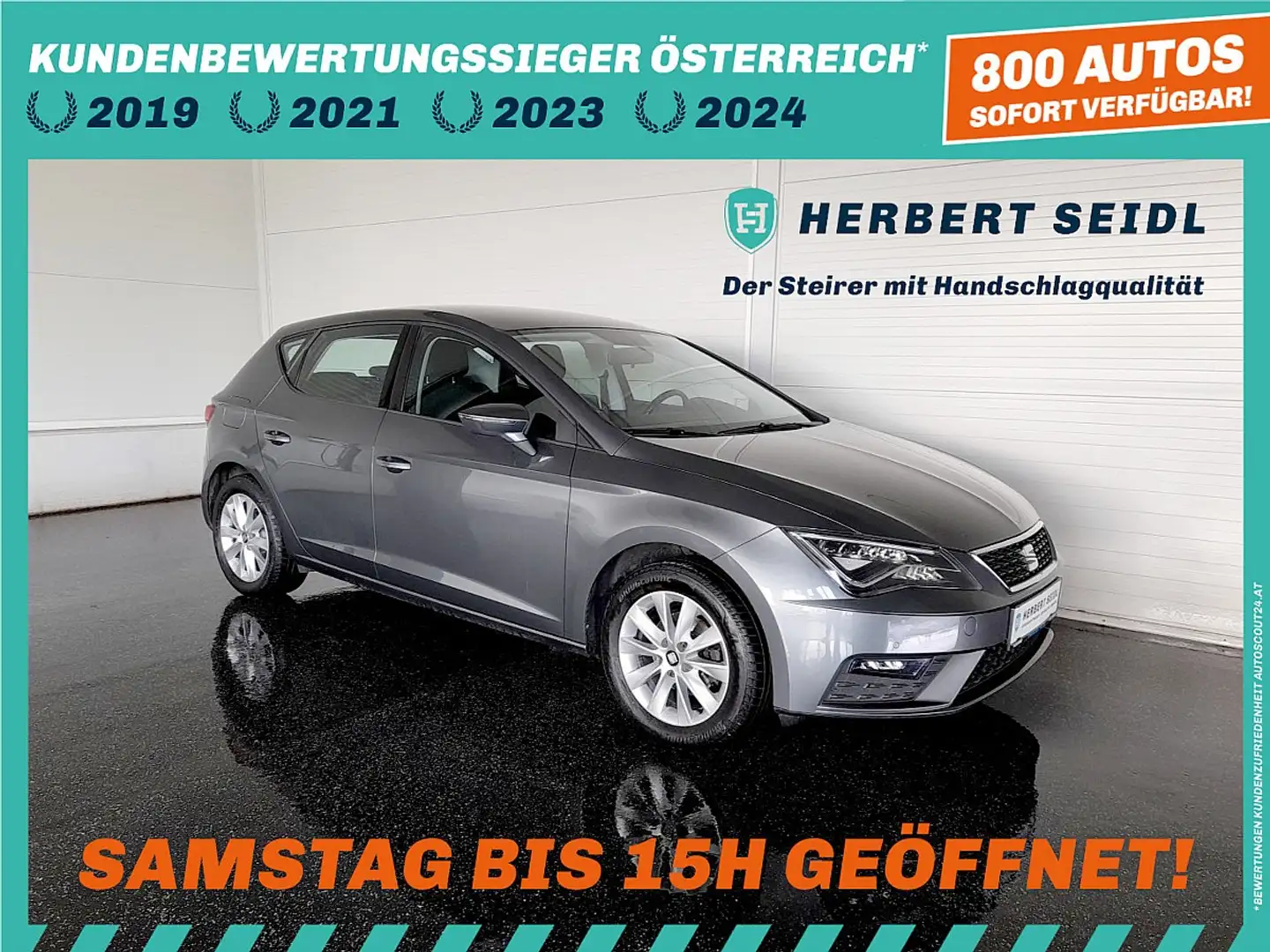 SEAT Leon STYLE 1,2 TSI *VOLL-LED / TEMPOMAT / 2-ZONEN KL... Grau - 1