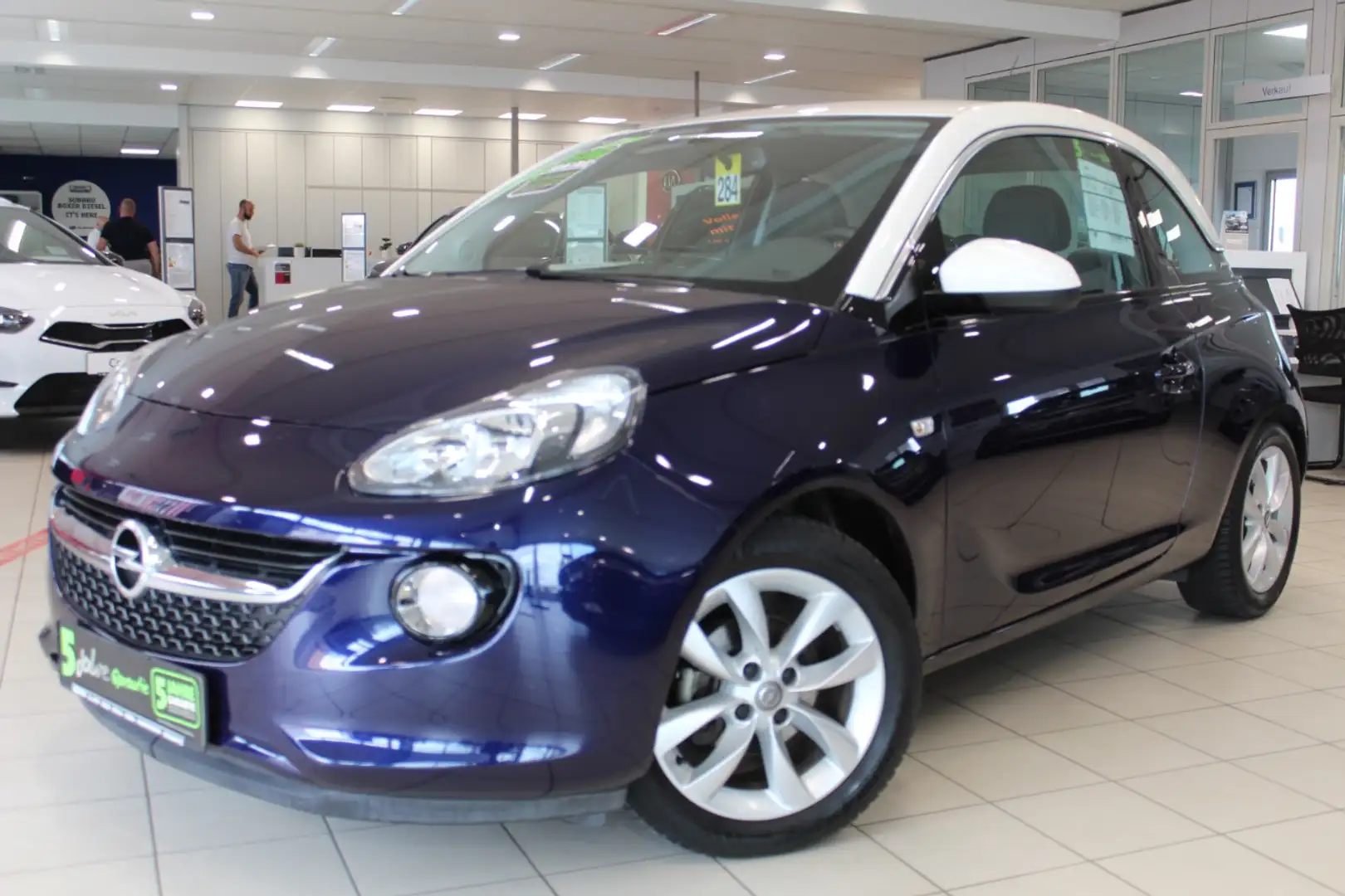 Opel Adam 1,2 JAM Alu, PDC, Sitzheiz, Teilleder Blau - 2