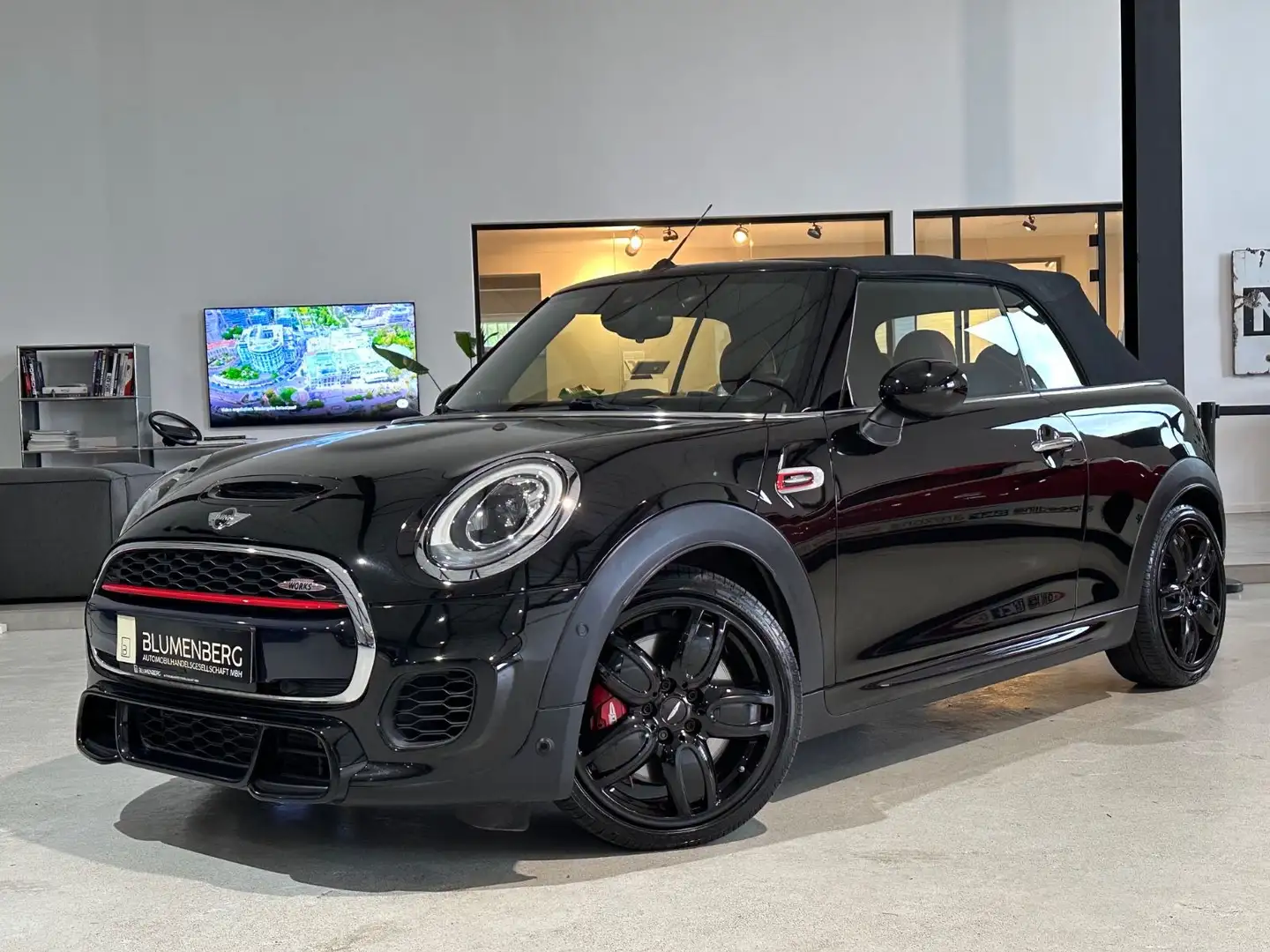MINI John Cooper Works Cabrio John Cooper Works *H&K,Kam.,Head-Up,Tempo.,Leder Noir - 1