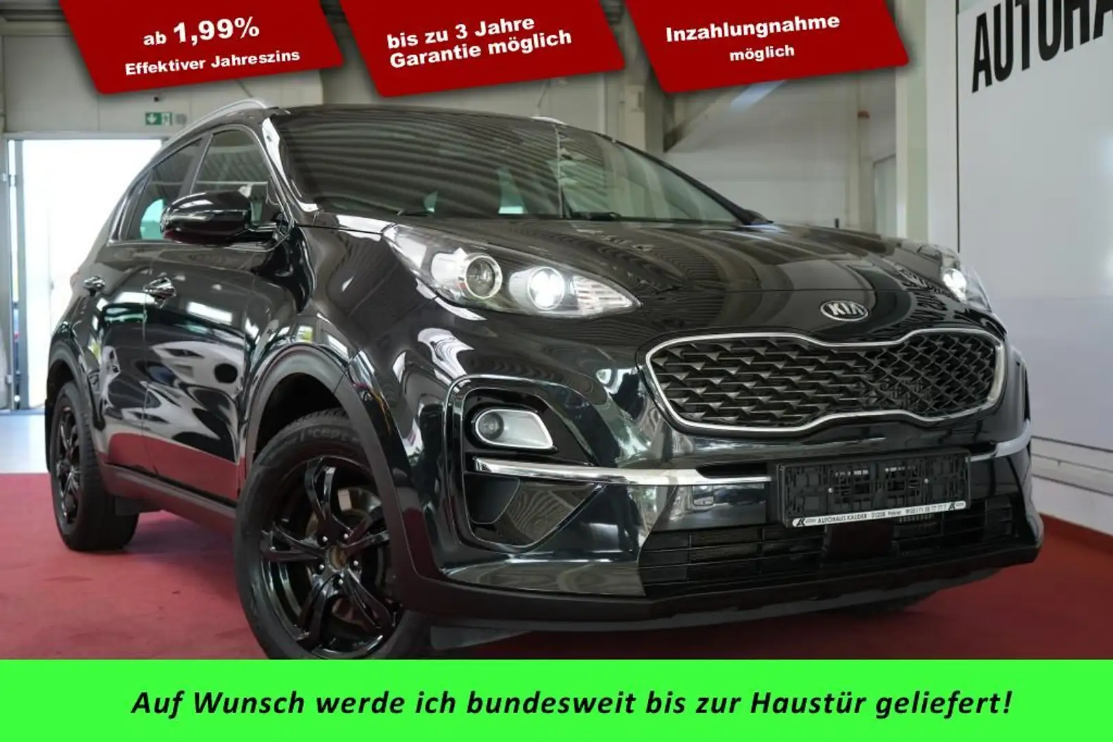 Kia Sportage 1.6 *Navi*Kamera*AHK* Schwarz - 1