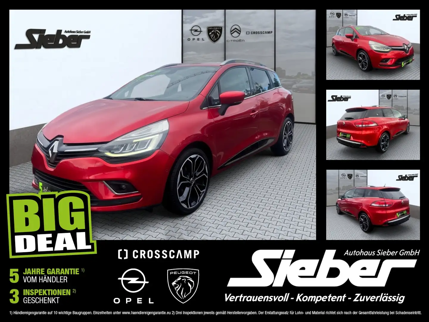 Renault Clio IV 1.2 TCe 120 eco² Grandtour ENERGY Intens Rot - 1