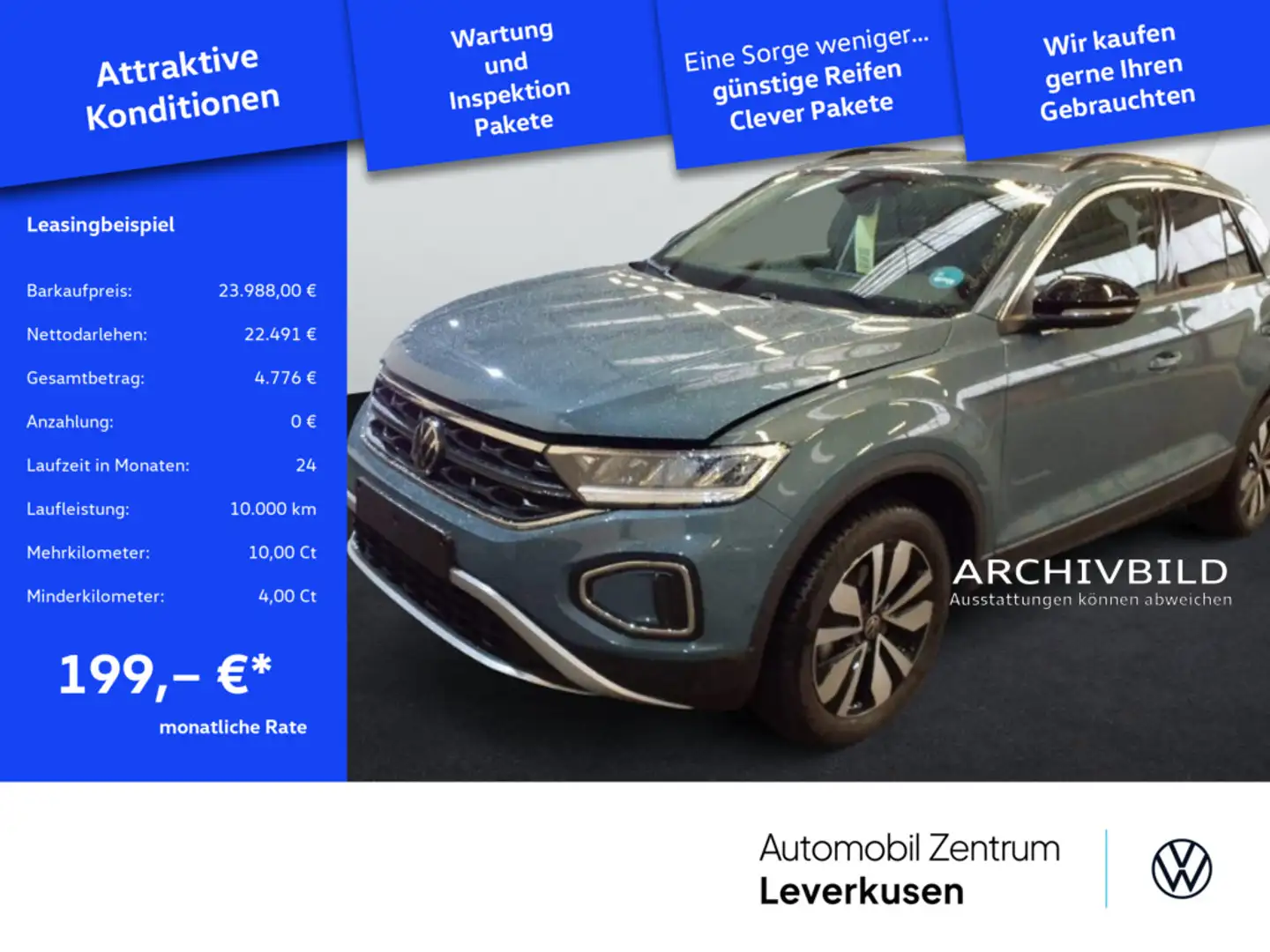 Volkswagen T-Roc Goal CARPLAY PDC VIRT SHZ ACC NAVI LED Schwarz - 1