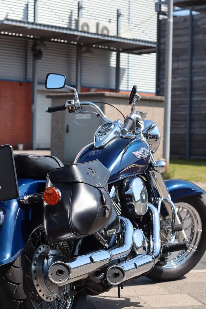 Kawasaki VN 800 Classic Bleu - 2