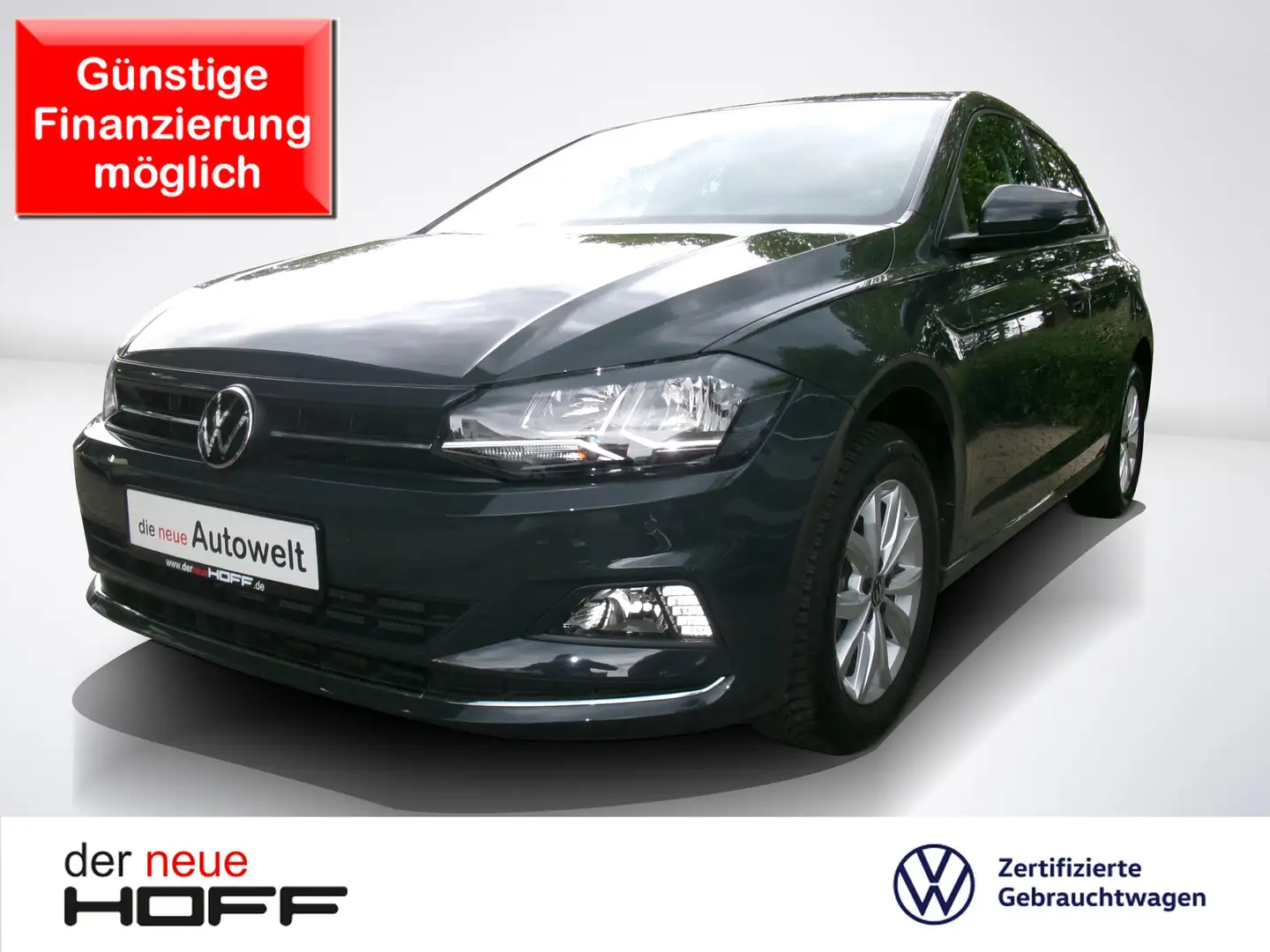 Volkswagen Polo 1.0 TSI Highline Navi ACC SHZ DAB+ Allwetter Grau - 1