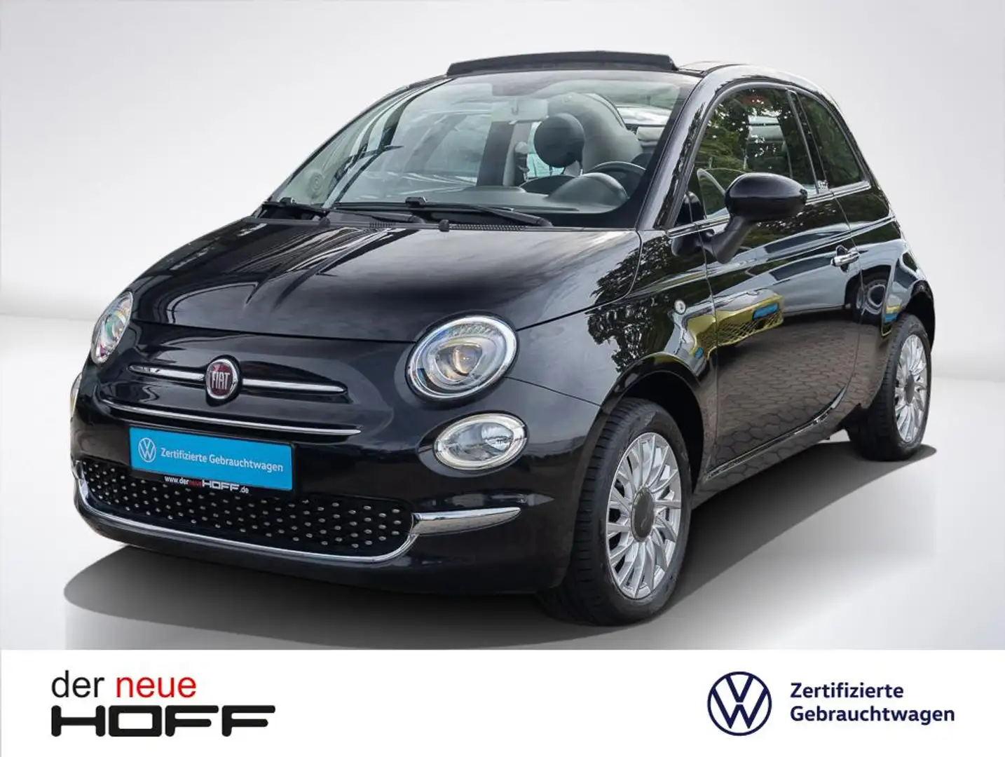 Fiat 500 Cabrio 1.2 Lounge Connect+Komfort-Paket Noir - 1