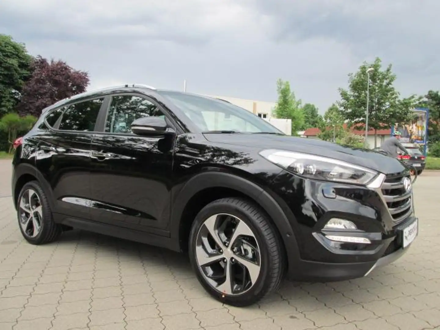 Hyundai TUCSON 1.6 Turbo 4WD DCT Premium+VOLLAUSSTATTUNG Schwarz - 1