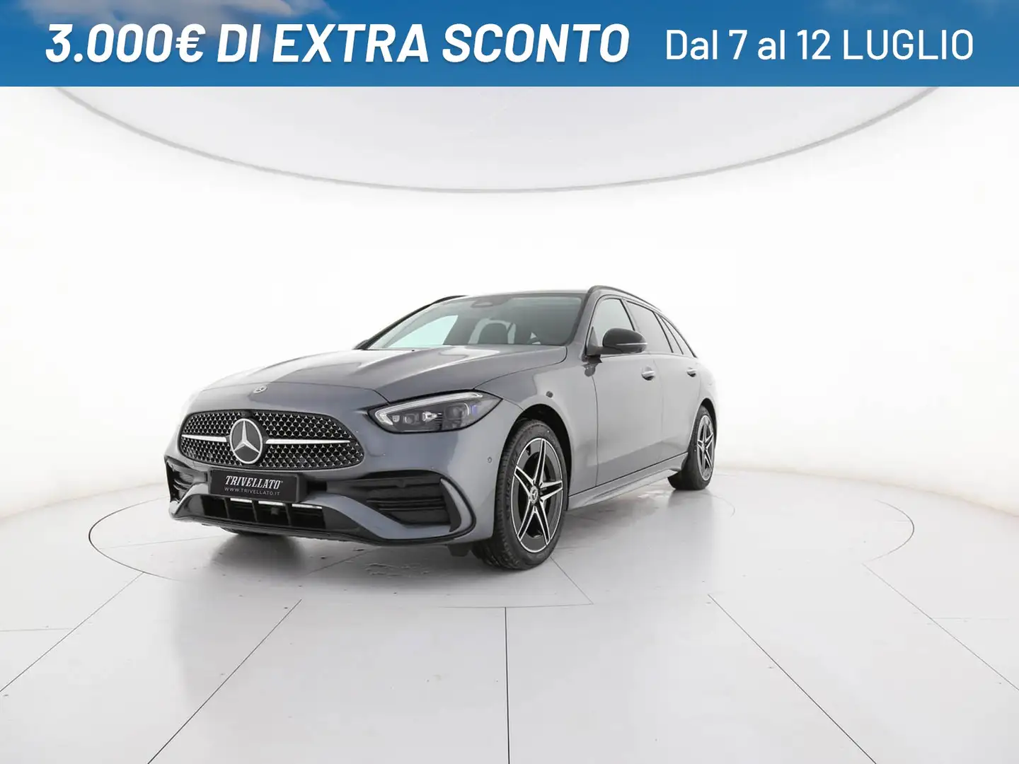 Mercedes-Benz C 300 sw 300 e phev premium plus auto Grigio - 1
