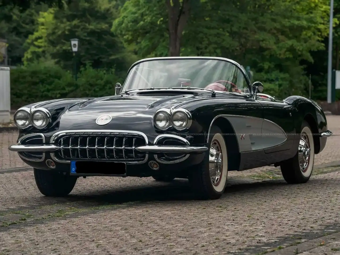 Chevrolet Corvette C1 Cabriolet Fekete - 1