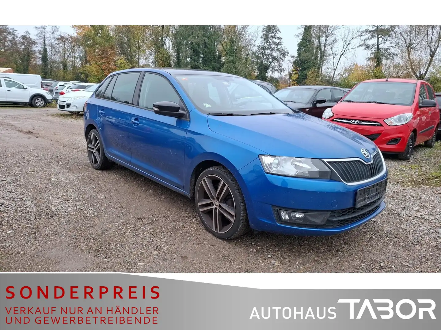 Skoda Rapid/Spaceback 1.4 TSI DSG Spaceback Emotion Plus PDC SHZ Blau - 2