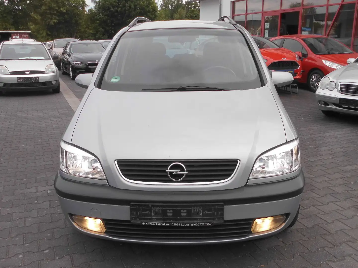 Opel Zafira 1.8 16V Elegance.1HAND.AUTOMATIK.7SITZE.TÜV.NEU Срібний - 1